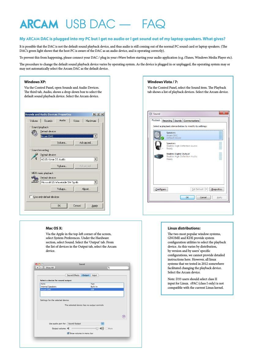 Arcam 23425 Owners Manual