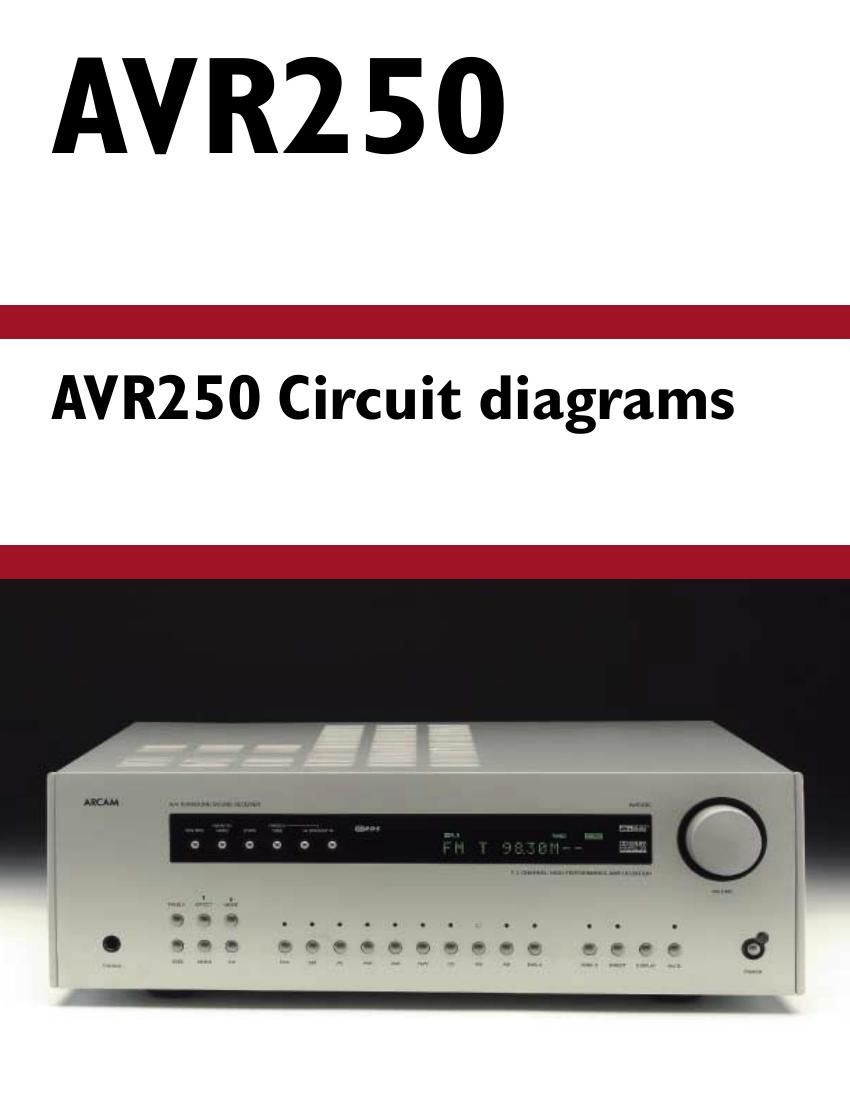 Arcam AVR250 avr sch