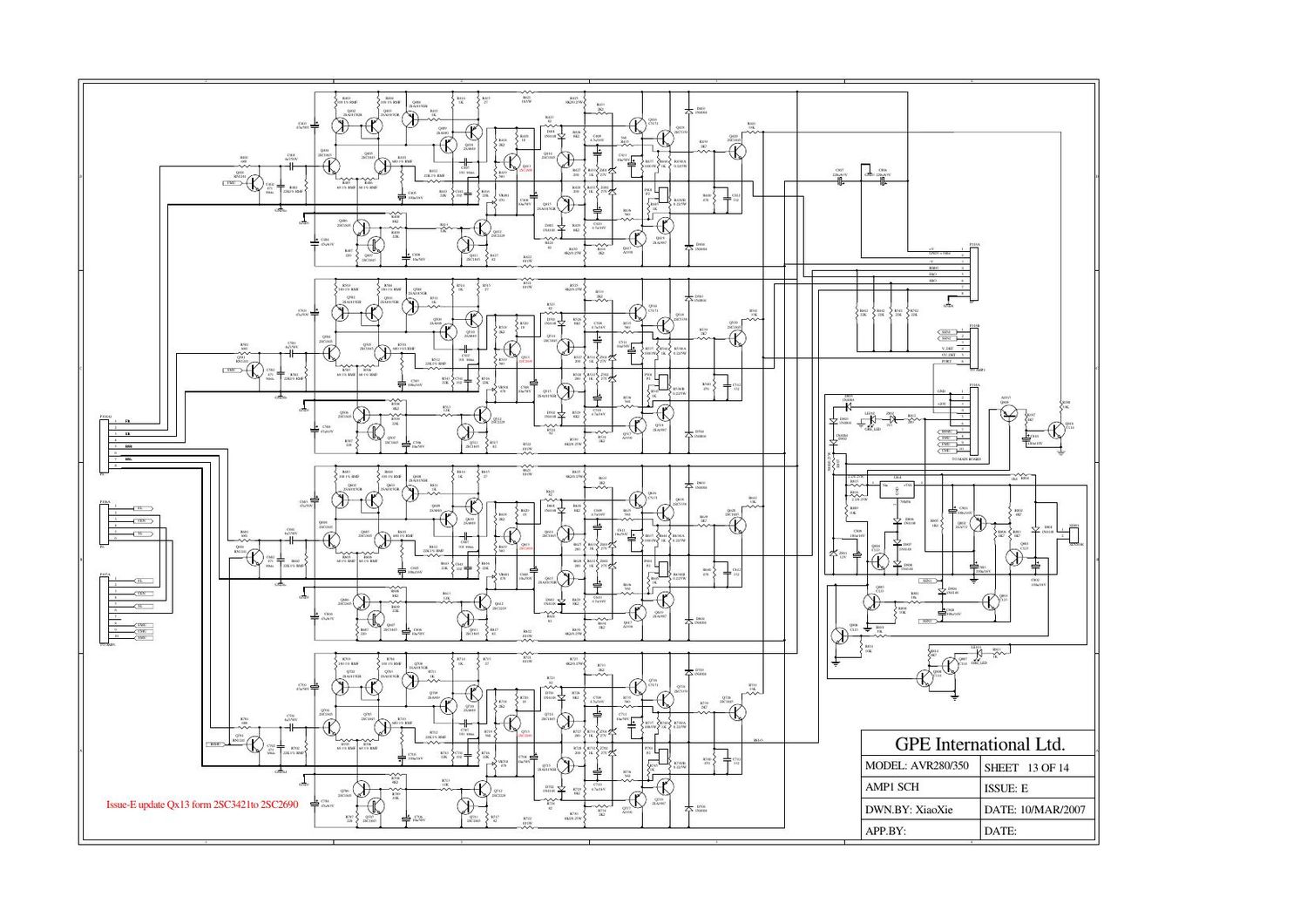 Arcam AVR280 avr sch