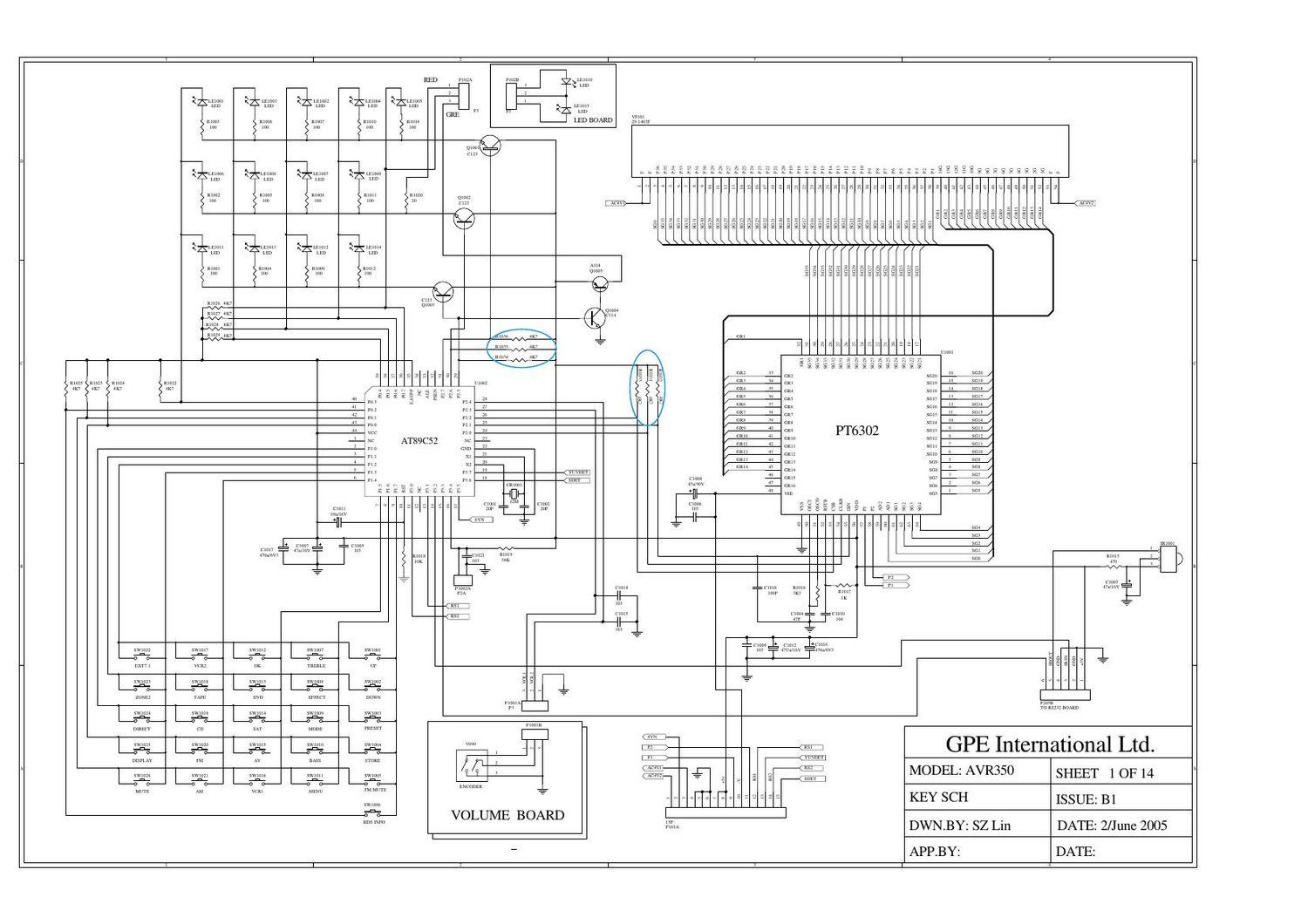 Arcam AVR350 avr sch