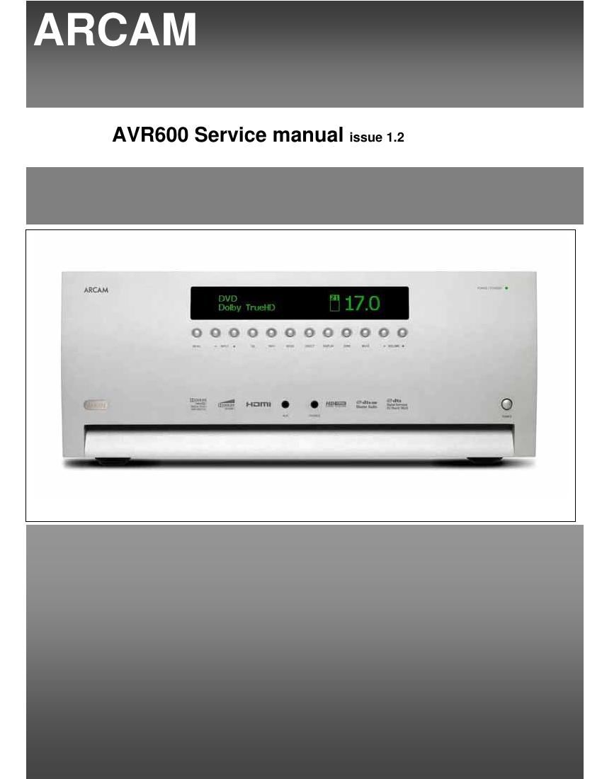 Arcam AVR600 avr sm