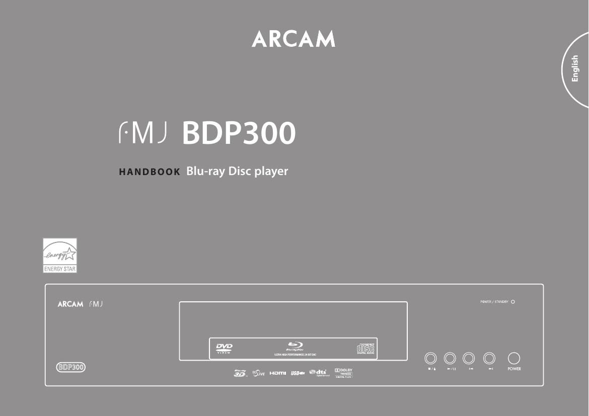Arcam BDP 300 Owners Manual