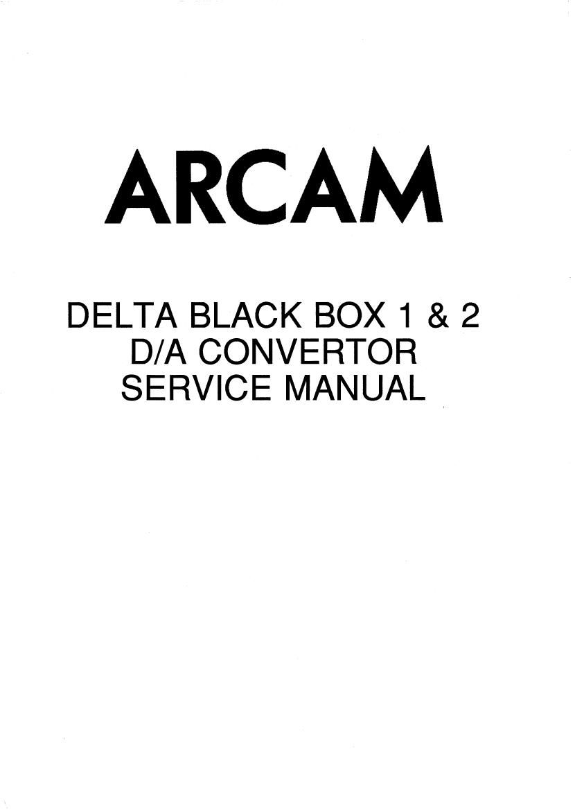 Arcam BlackBox 1,2 dac sm