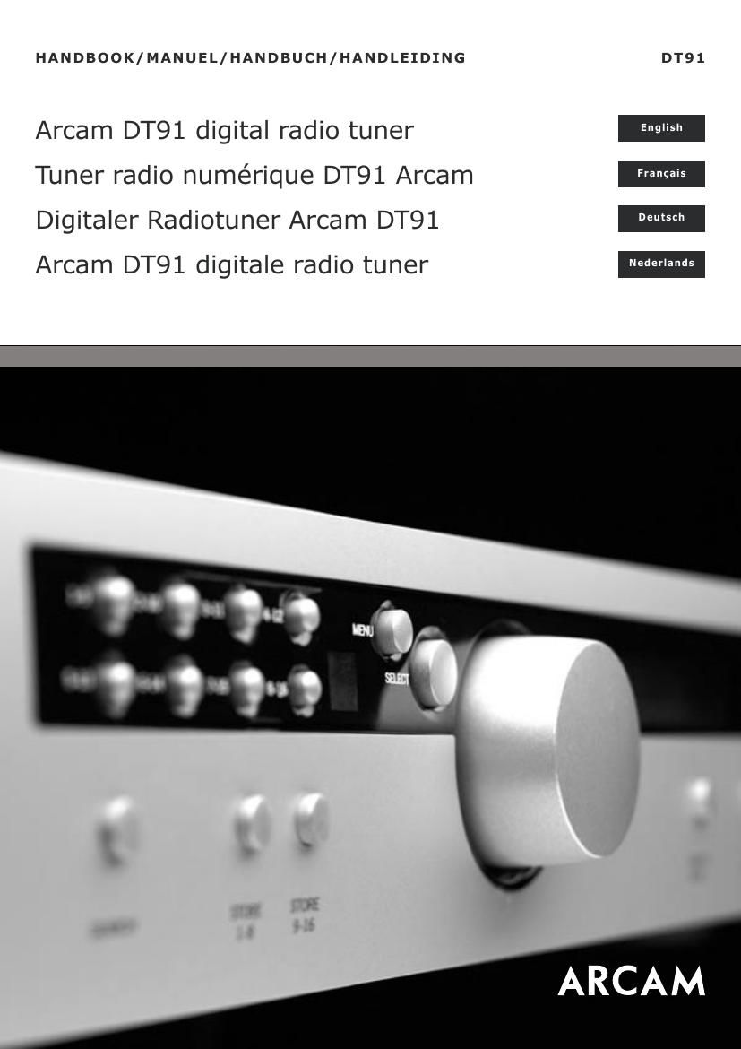 Arcam DT 91 Owners Manual