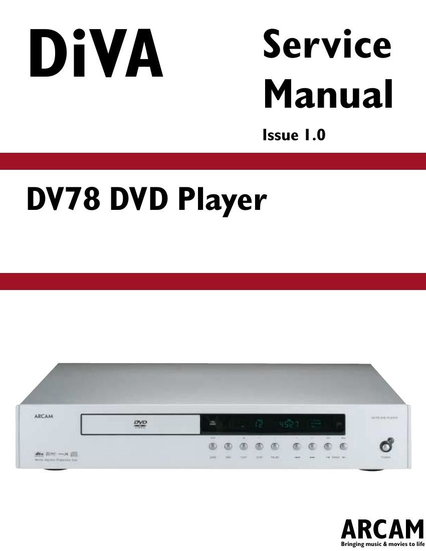 Arcam DV78 dvd sm