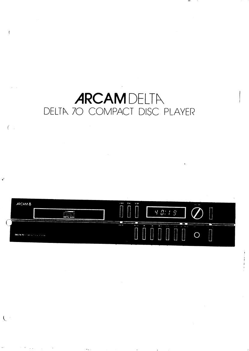 Arcam Delta70 cd sm