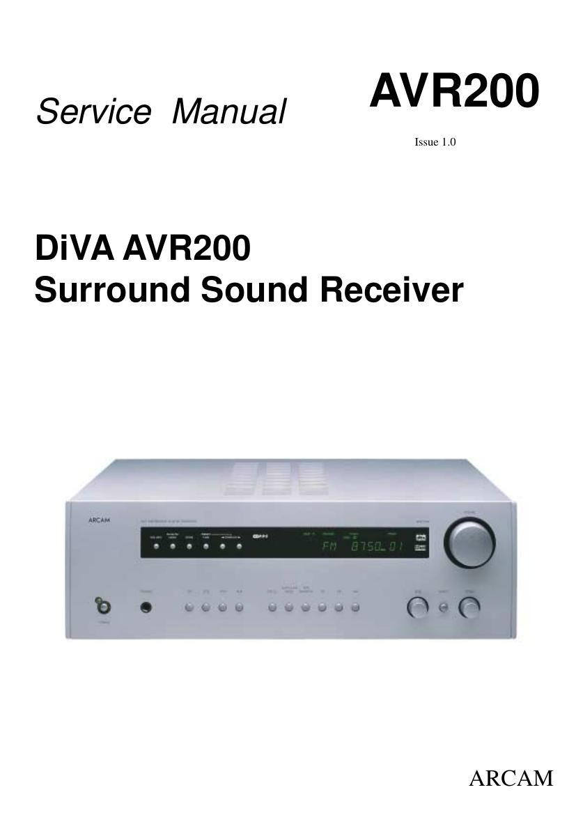 Arcam Diva AVR200 av sm
