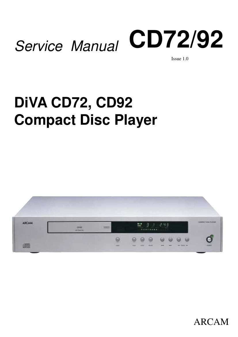 Arcam Diva CD92 cd sm