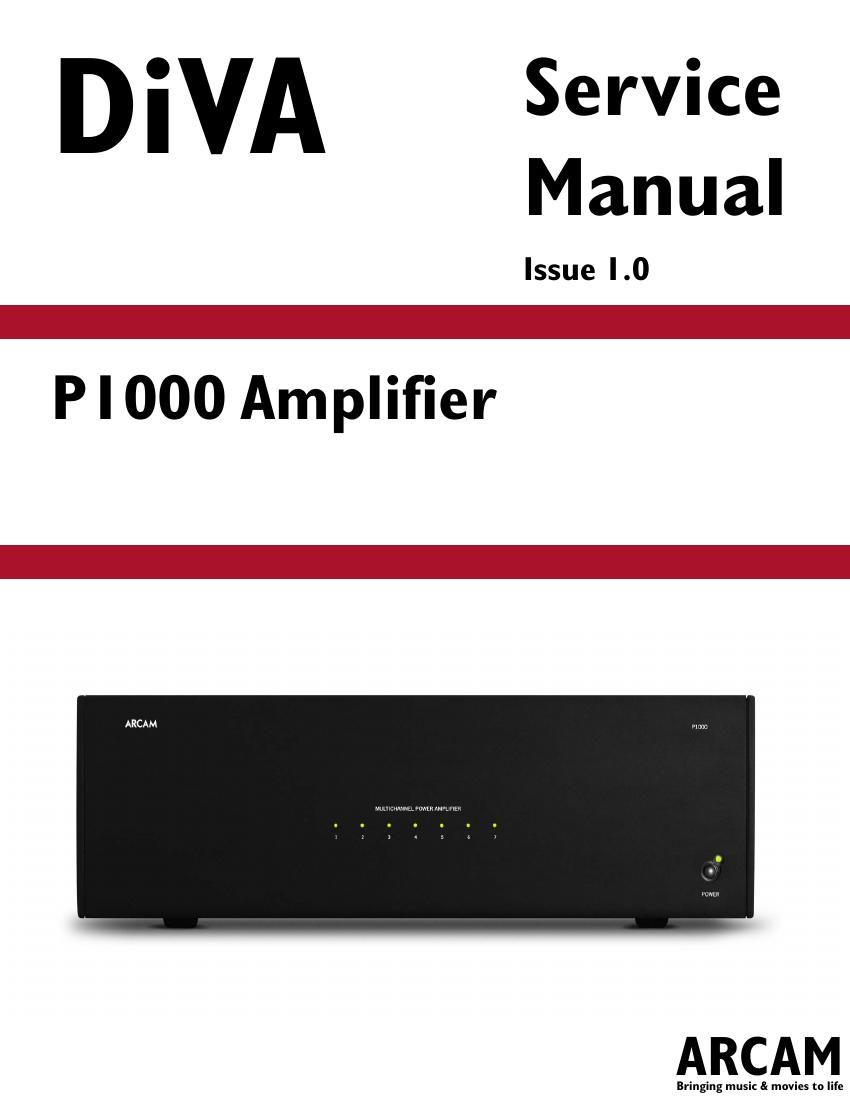 Arcam P1000 pwr sm