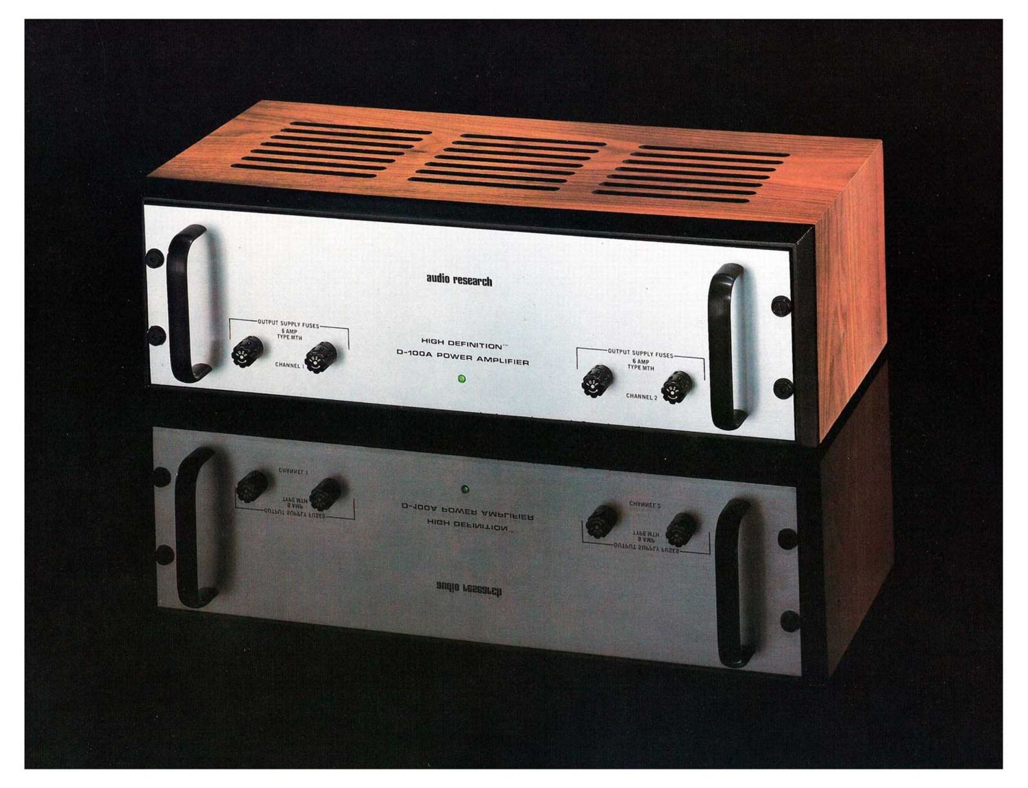 audio research d 100a brochure