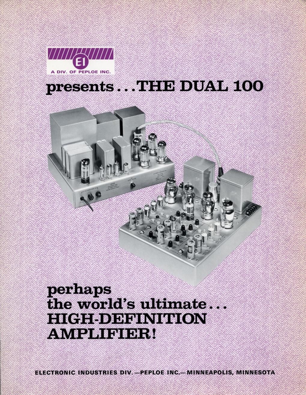 audio research dual 100 b brochure