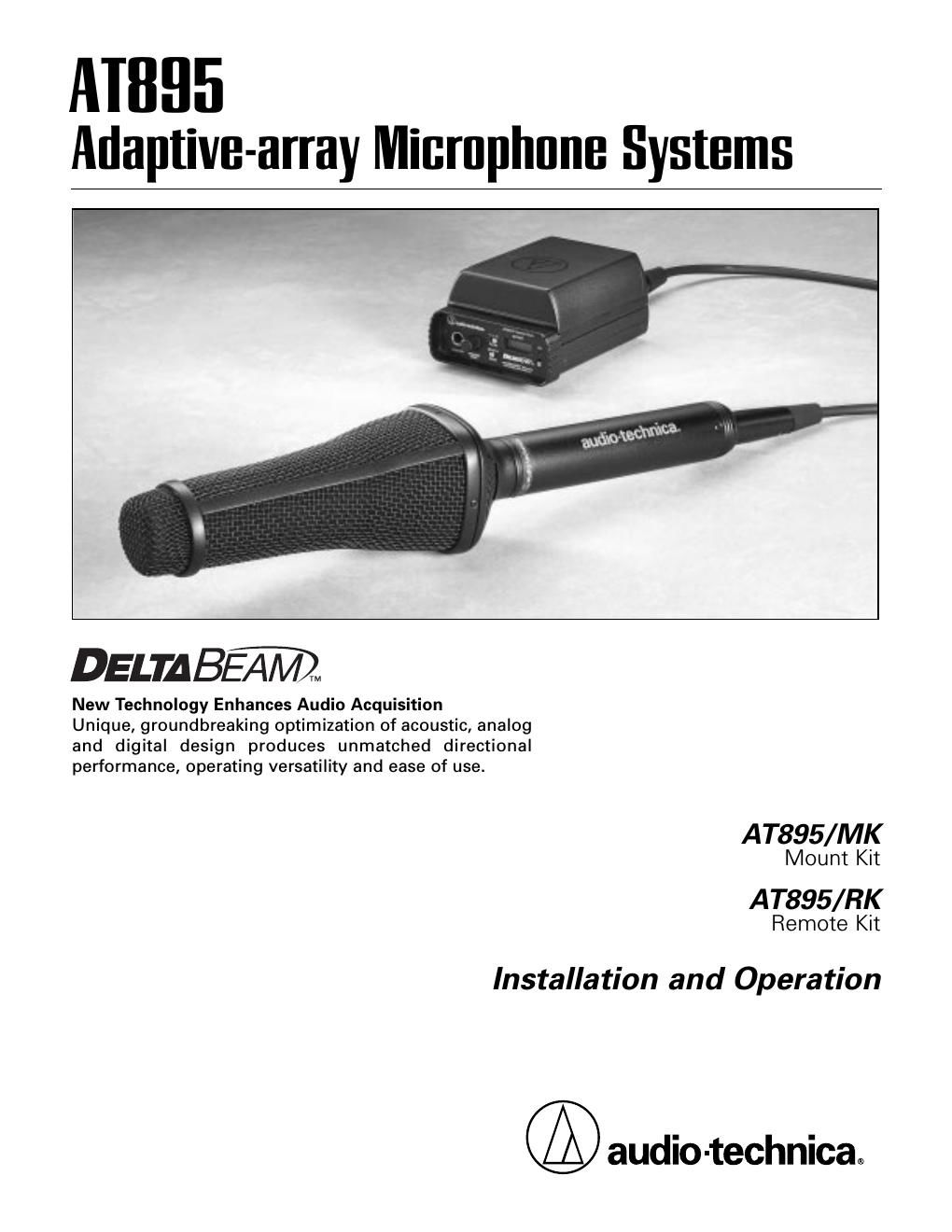 audio technica 895 mk owners manual