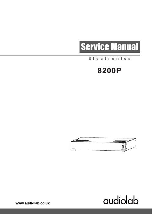 audiolab 8200 p service manual
