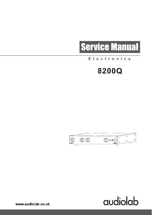 audiolab 8200 q service manual