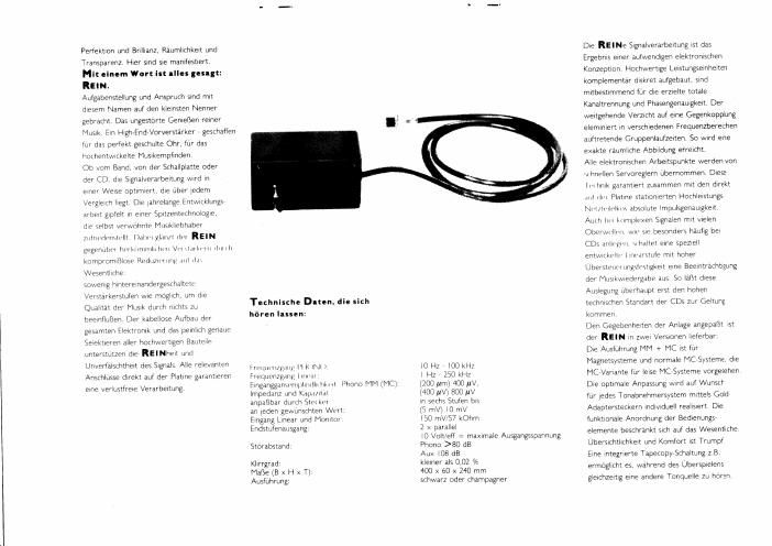 audiolabor rein brochure