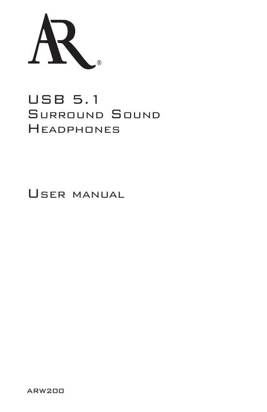 acoustic research ARW 200 Owners Manual