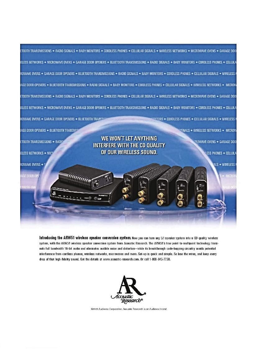 acoustic research ARW 51 Brochure
