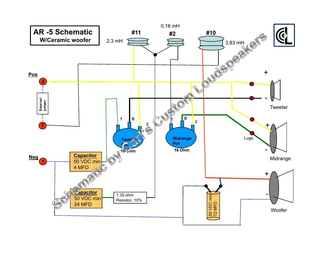 acoustic research ar 5 schematic