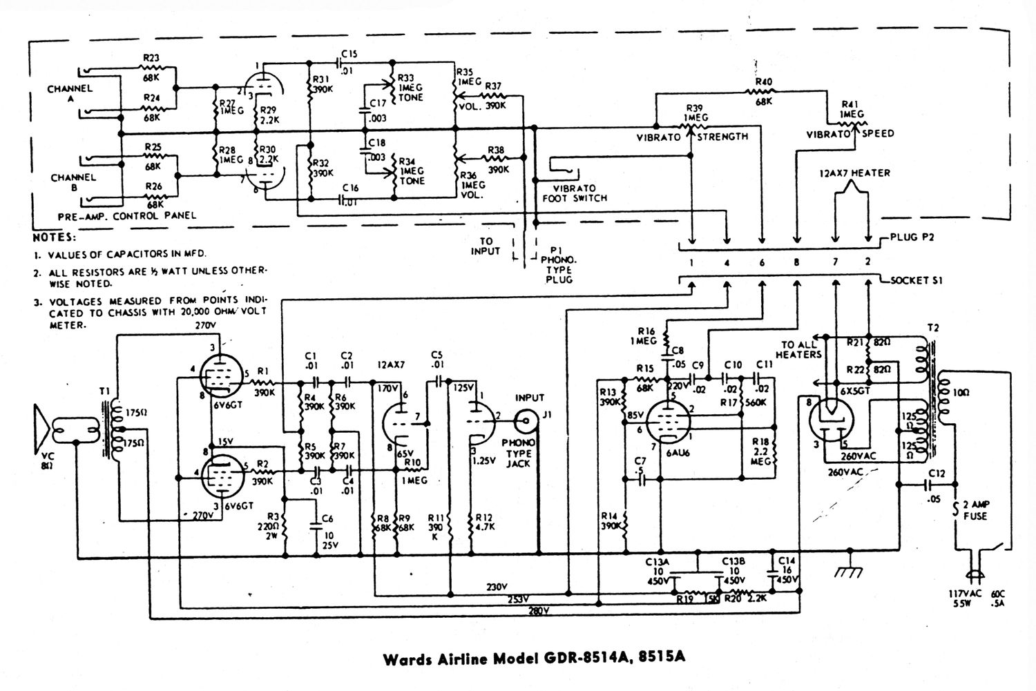 airline wards gdr 8514a gdr 8515a