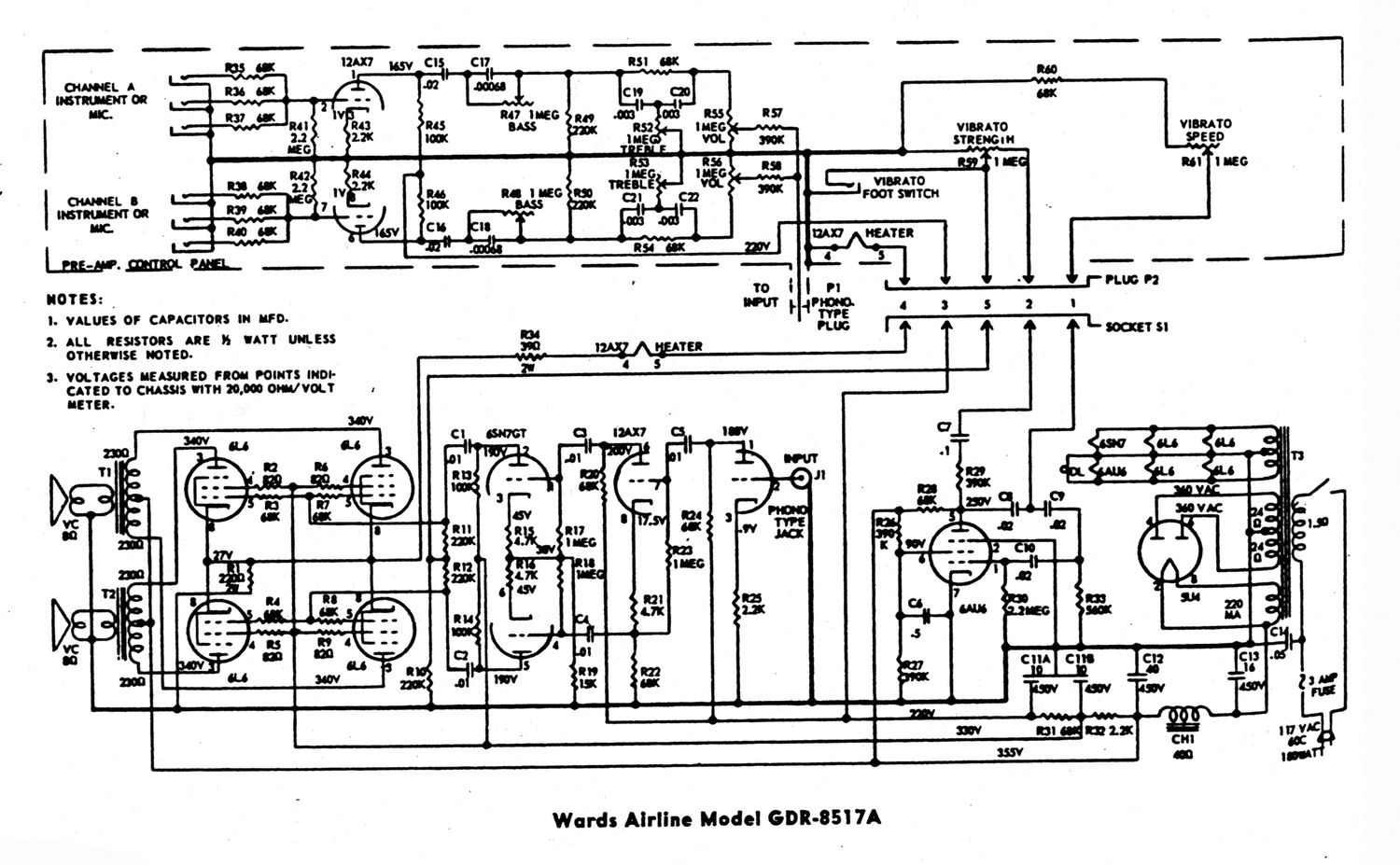 airline wards gdr 8517a