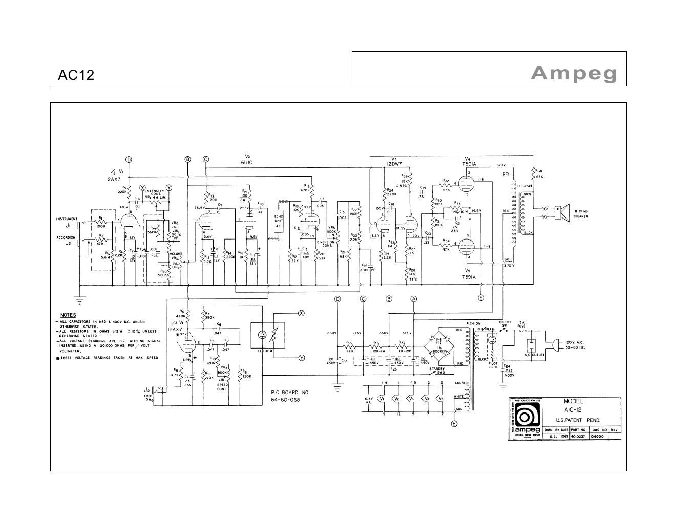 ampeg ac 12 schematic