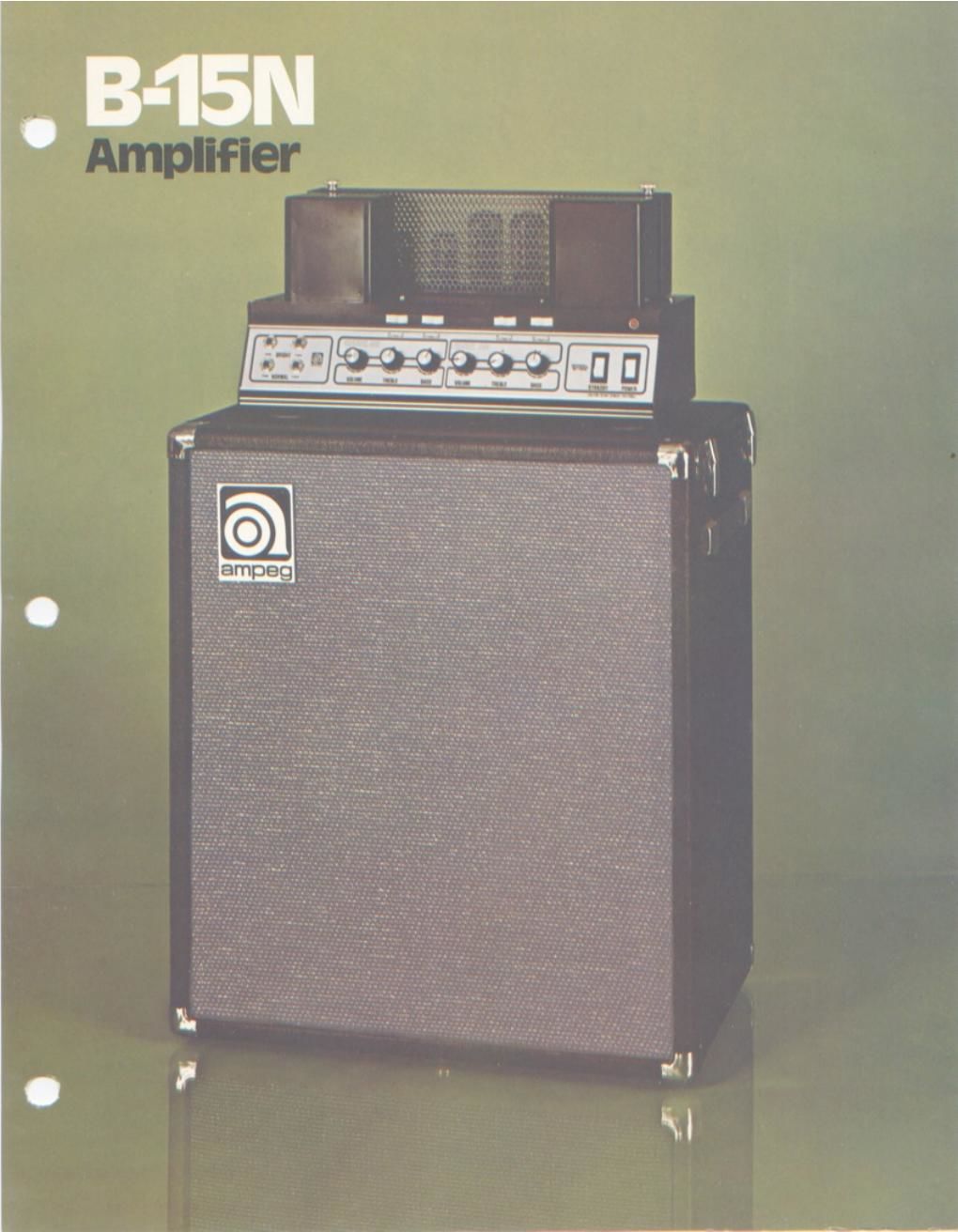 ampeg b 15 n portaflex brochure