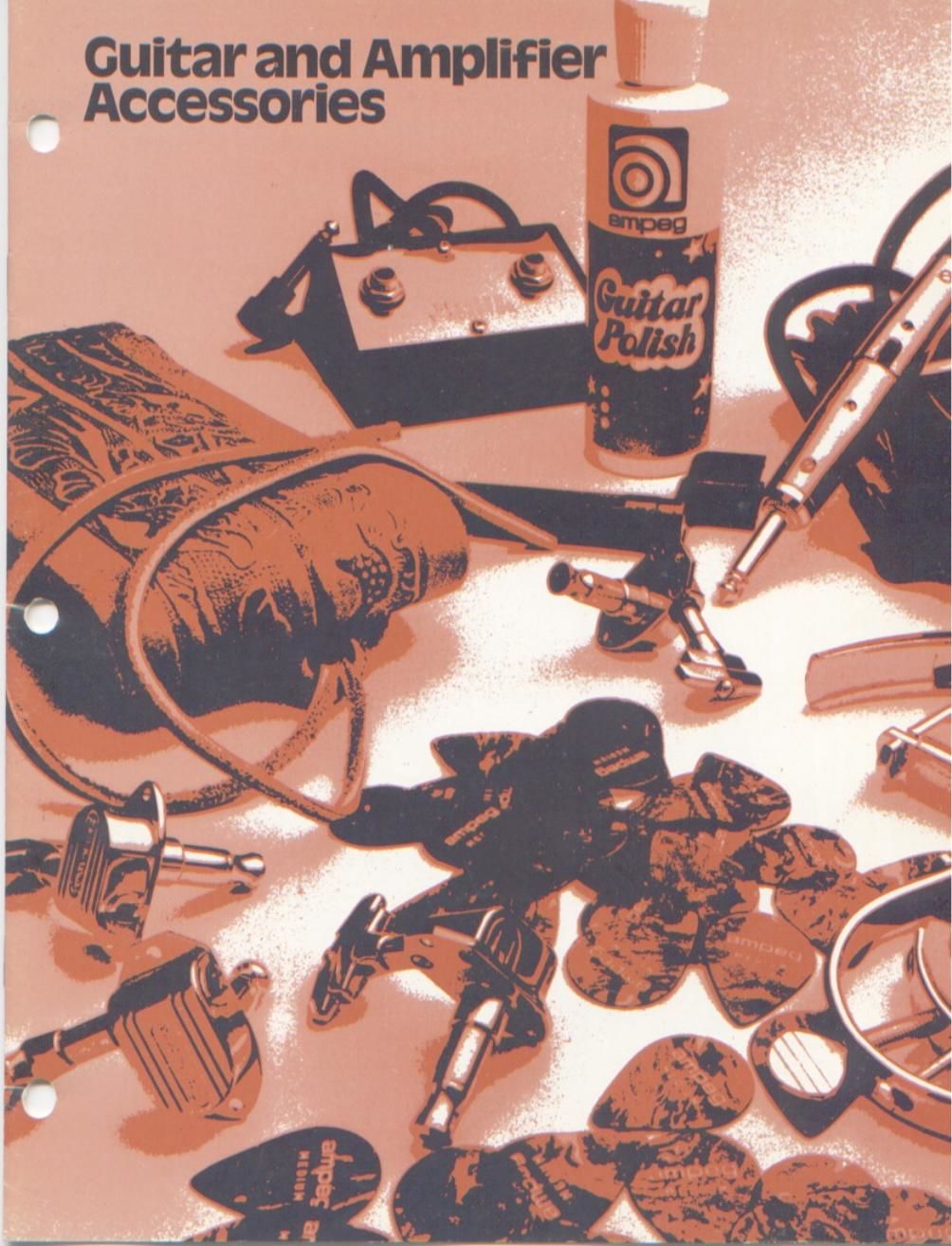 ampeg catalog 1970s accessories