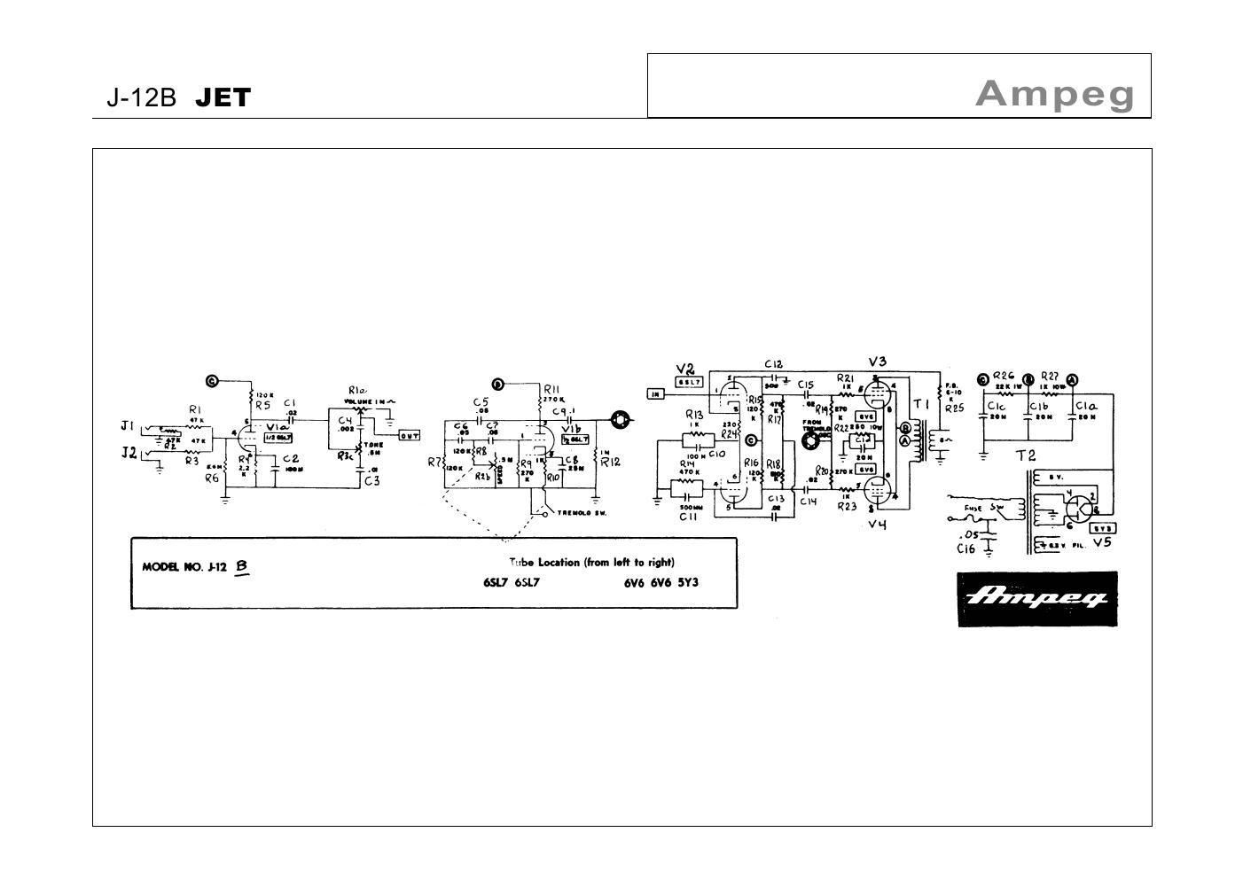 ampeg j 12 b jet schematic