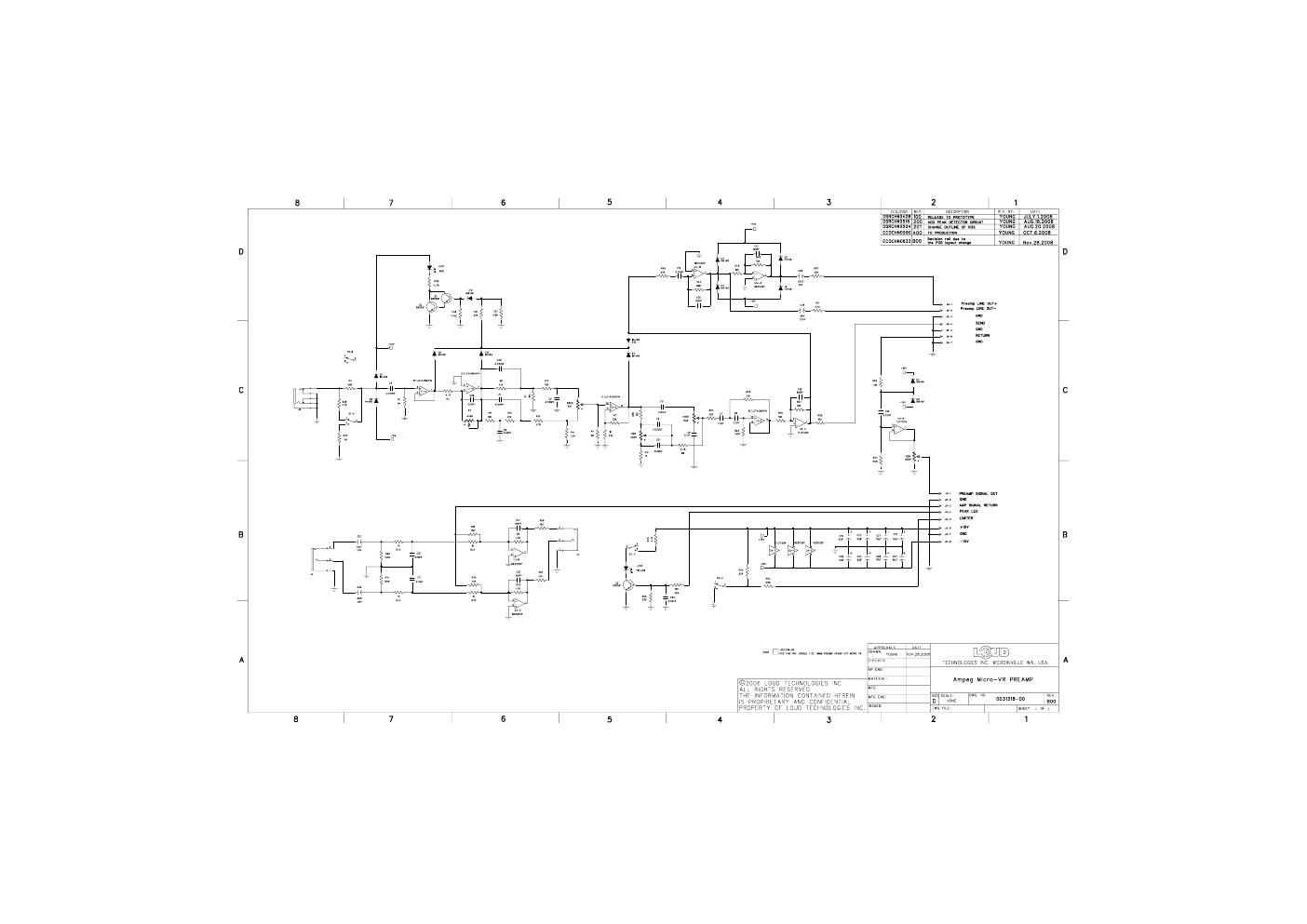 ampeg micro vr preamp schematic