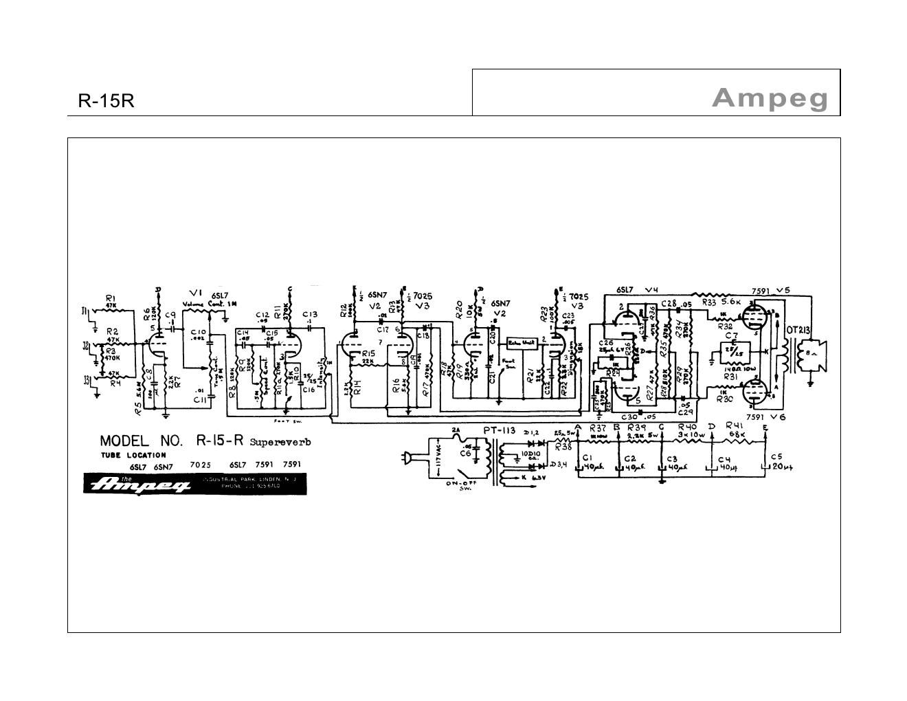 ampeg r 15 r supereverb schematic