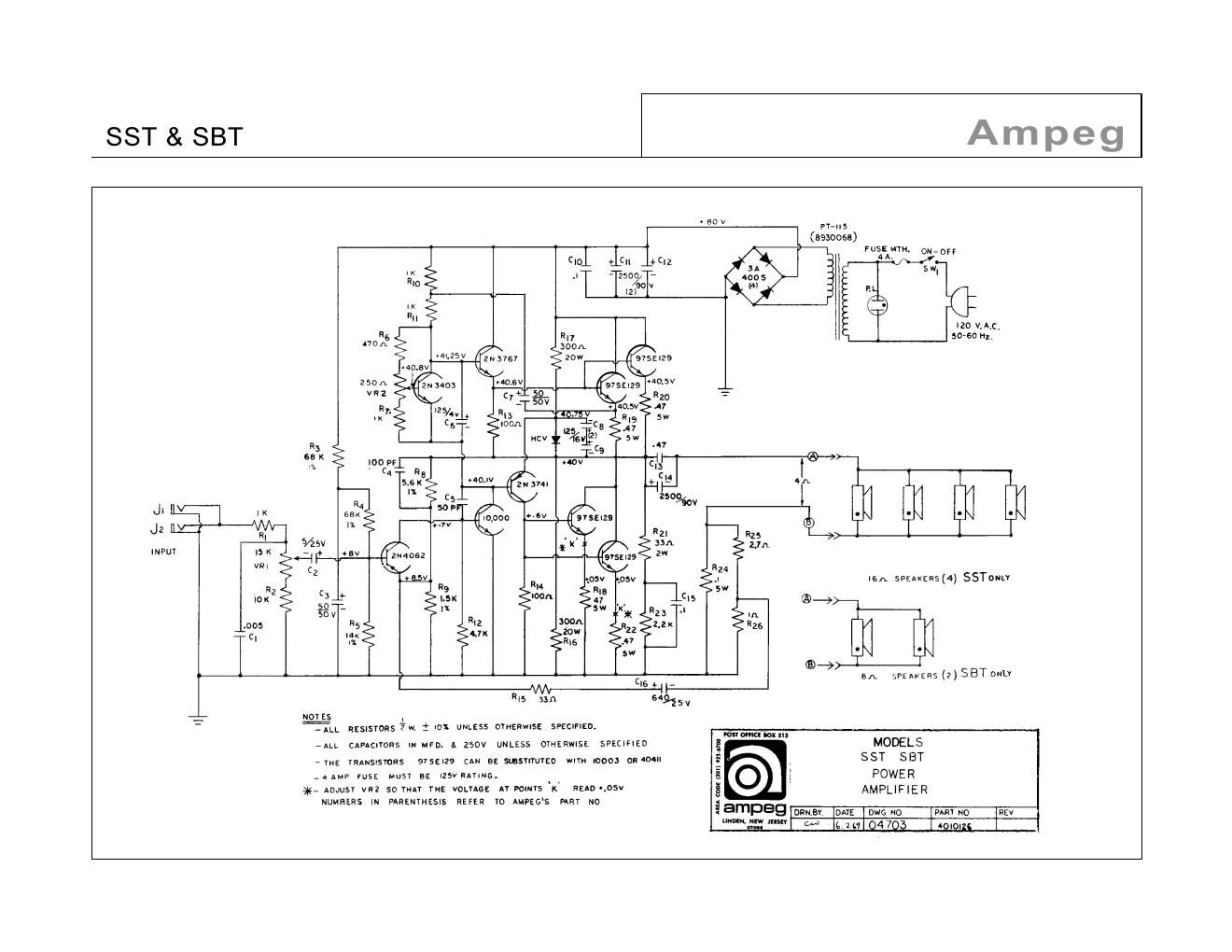 ampeg sbt sst power amp schematic