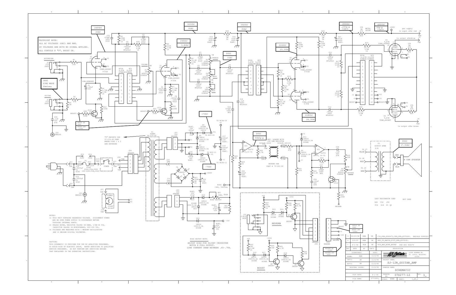 ampeg sj 12r 07s277 12 schematic