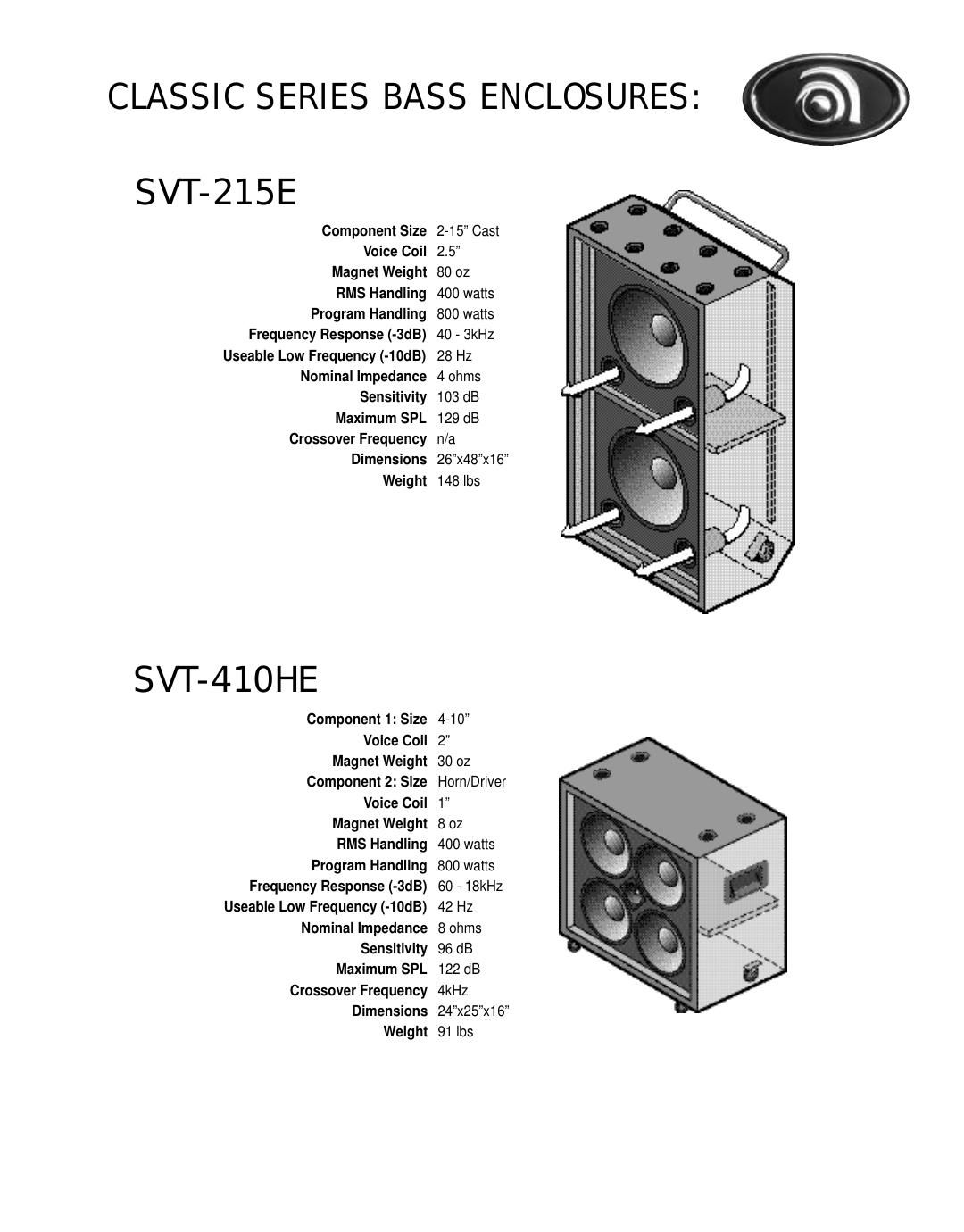 ampeg svt 410he specs sv