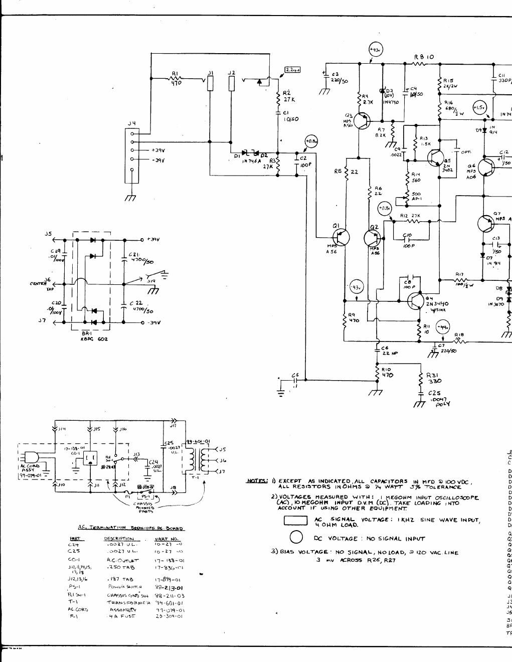 ampeg svt 70t power amp 1 schematic