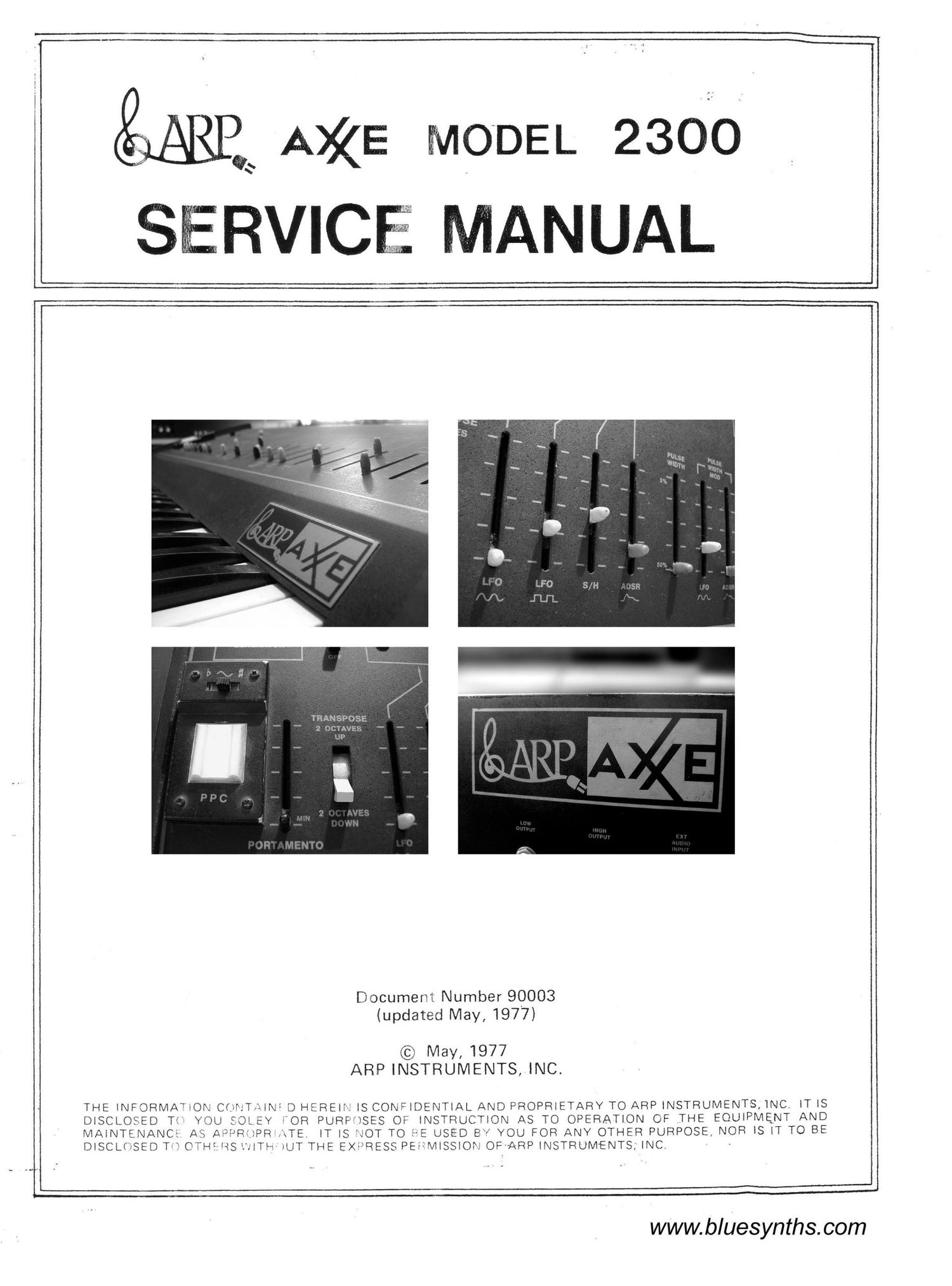 arp axxe service manual
