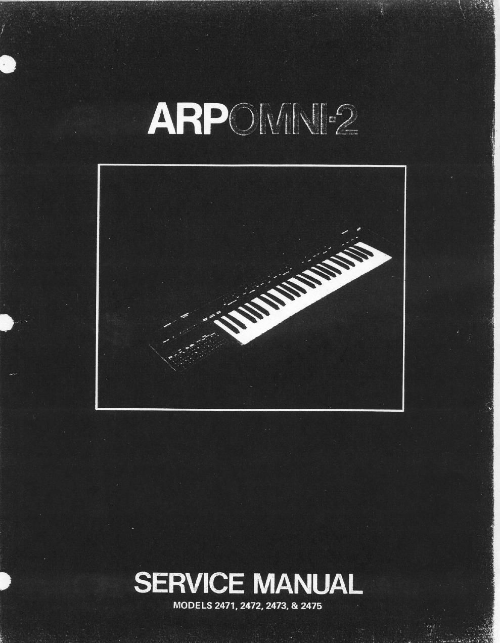 arp omni 2 2471 2475 service manual