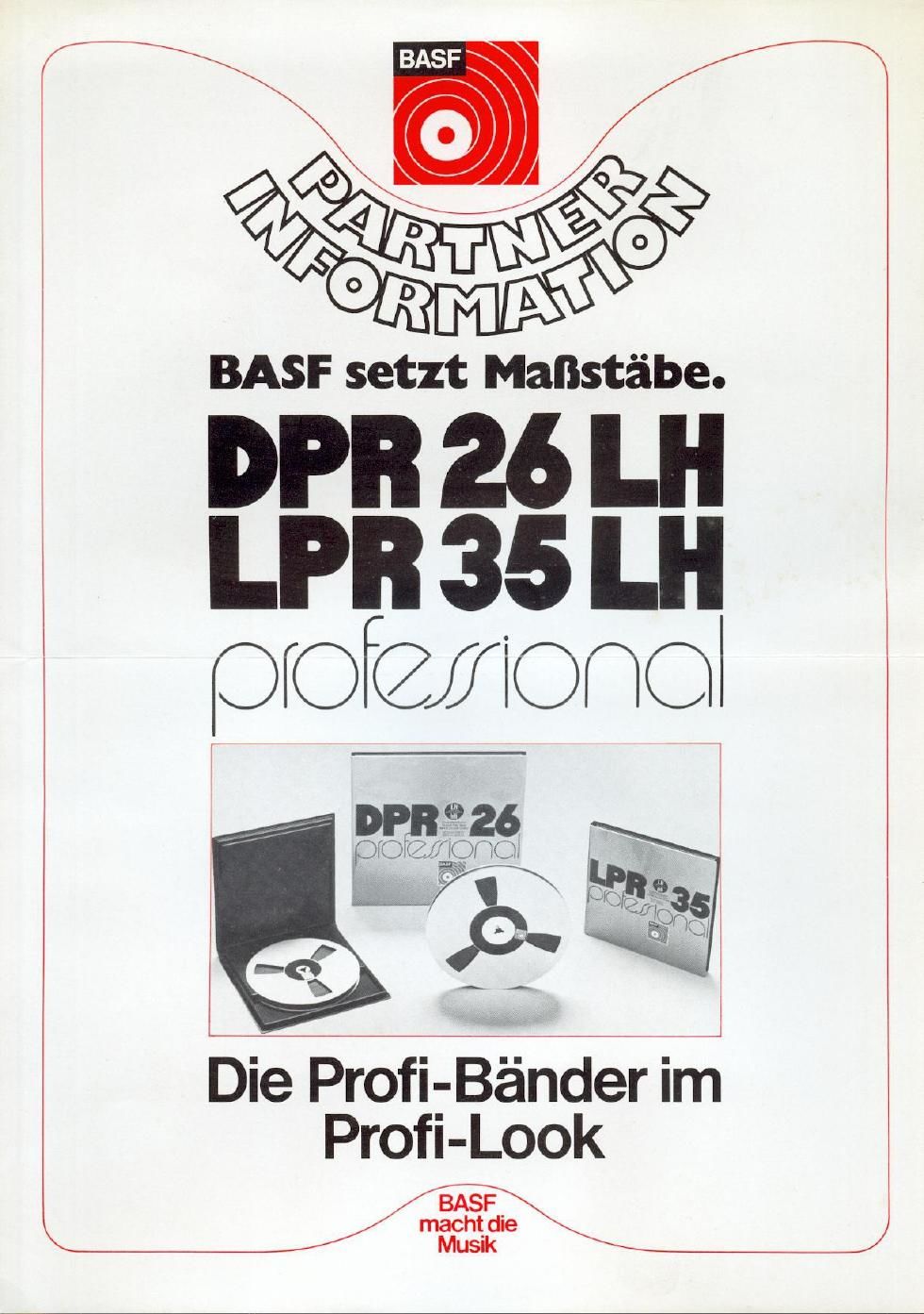 BASF DPR 26LH LPR 35 LH Datenblatt