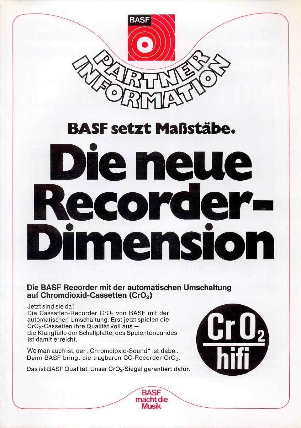 1973 BASF Kassettenrecorder