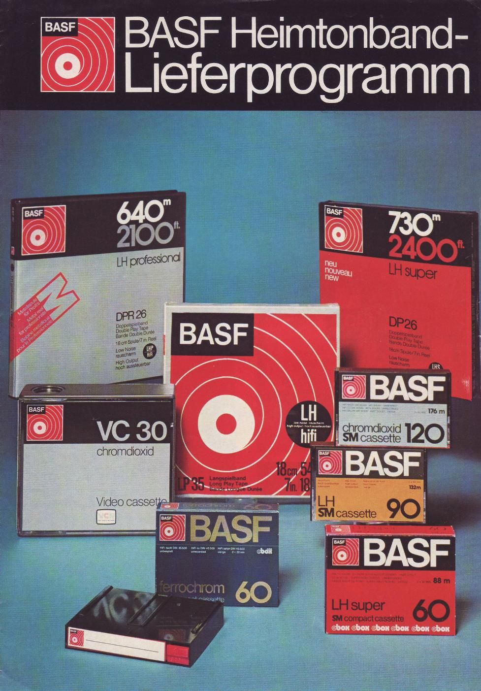 1976 BASF Heimtonband Programm