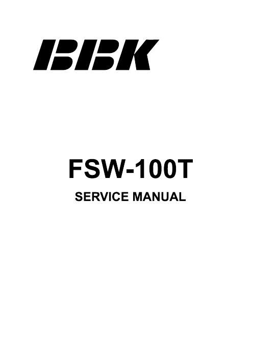 bbk fsw 100t act sub
