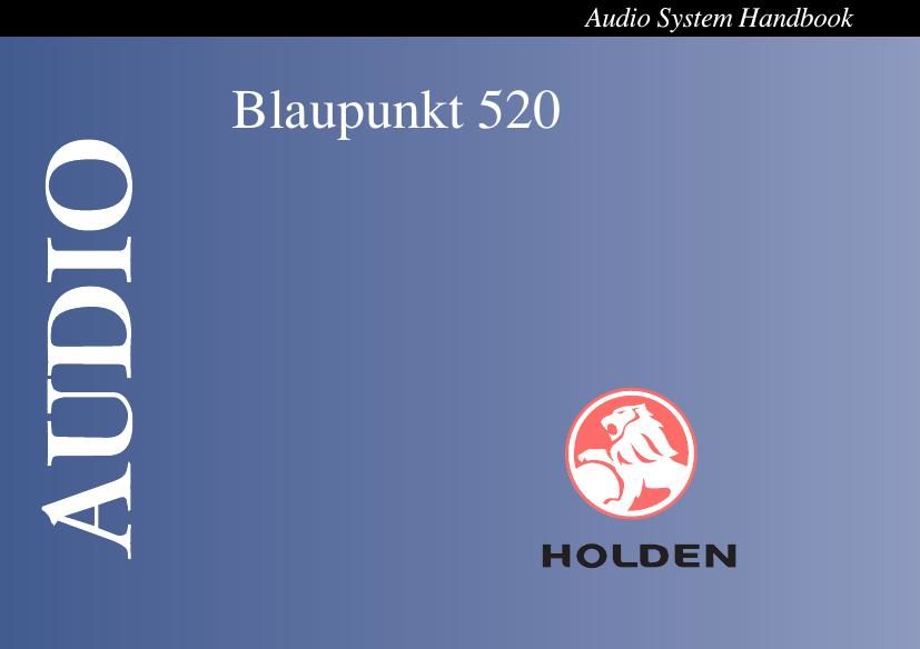 Blaupunkt 520 Owners Manual