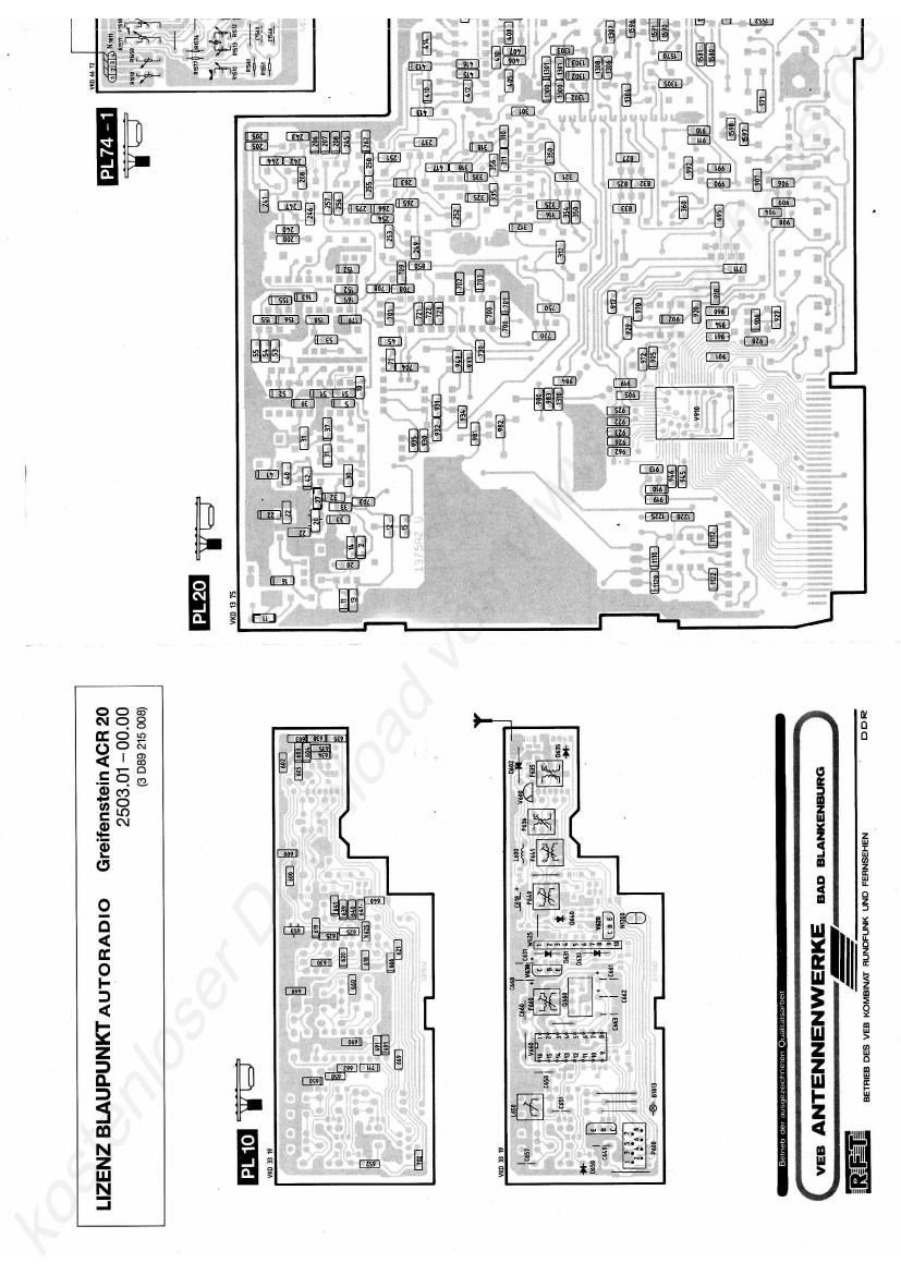 Blaupunkt ACR 20 Service Manual