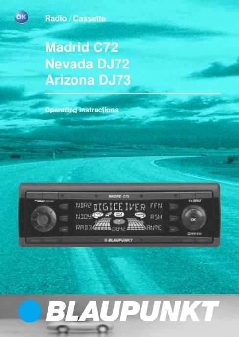 Blaupunkt Arizona DJ 73 Owners Manual