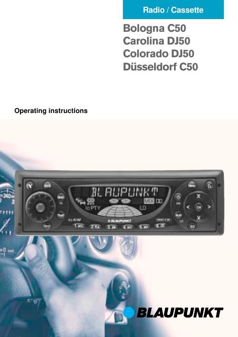 Blaupunkt Bologna C 50 Owners Manual