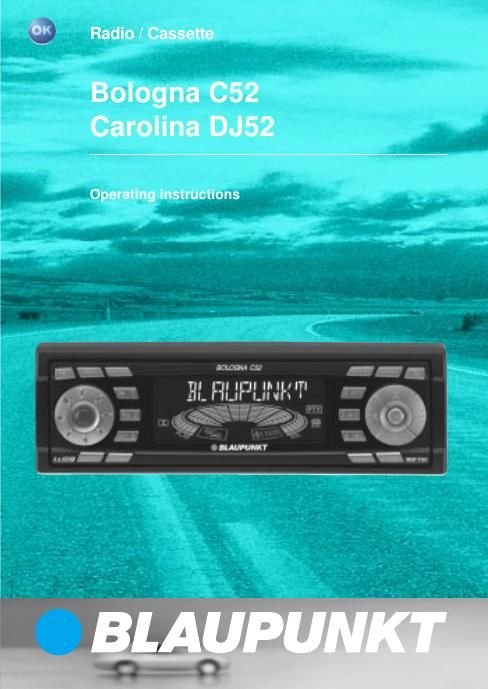 Blaupunkt Bologna C 52 Owners Manual