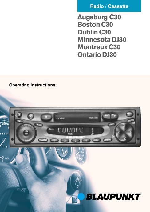 Blaupunkt Boston C 30 Owners Manual