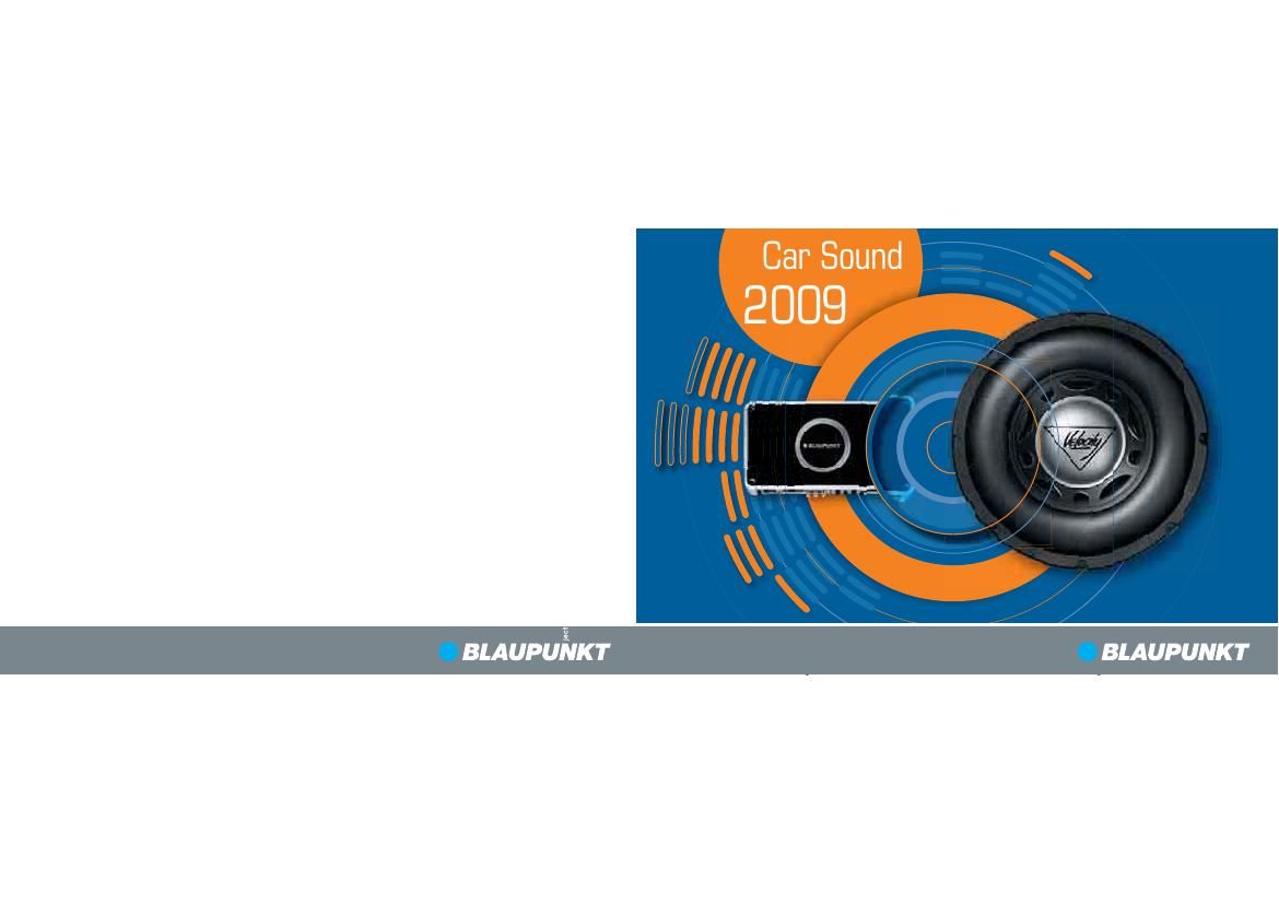 Blaupunkt Car 2009 Catalog