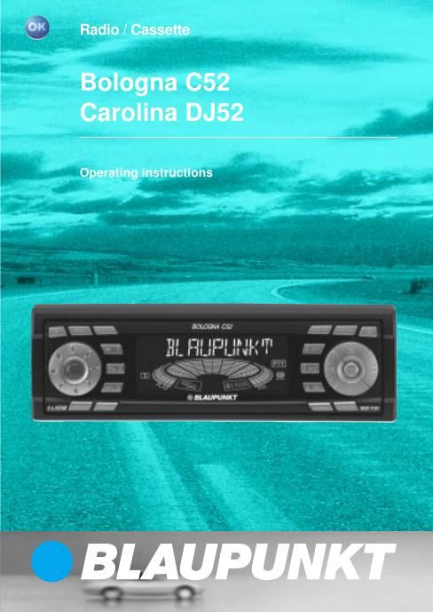 Blaupunkt Carolina DJ 52 Owners Manual