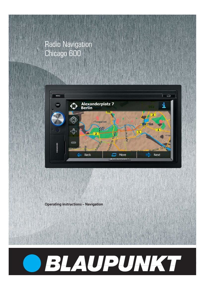 Blaupunkt Chicago 600 Owners Manual