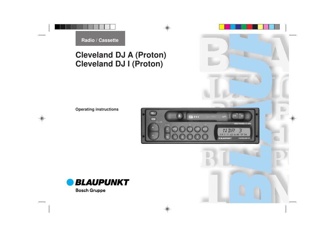 Blaupunkt Cleveland DJA Owners Manual